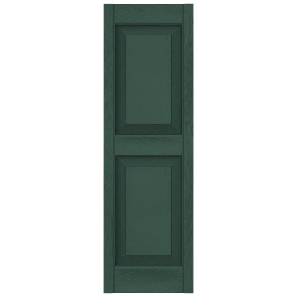 Ekena Millwork Lifetime Vinyl LP2S12X07100FG Standard Two Equal Panel Vinyls,...