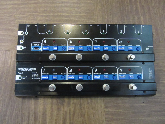 Used 2000's GigRig PRO8 6-Loop 8 Programmable Switcher Foot Switch