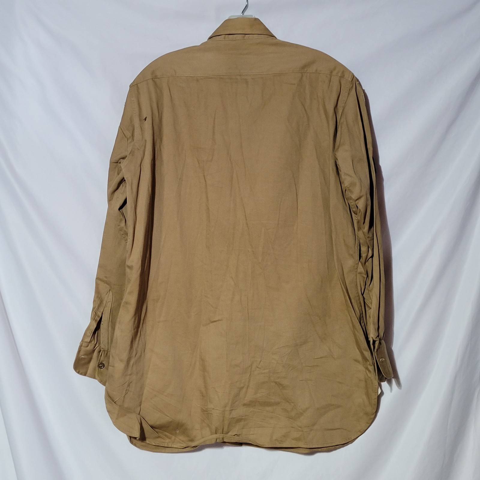 WWII US Army Uniform Shirt 15/33 LS w/ 1st Infantry & Ozark Division