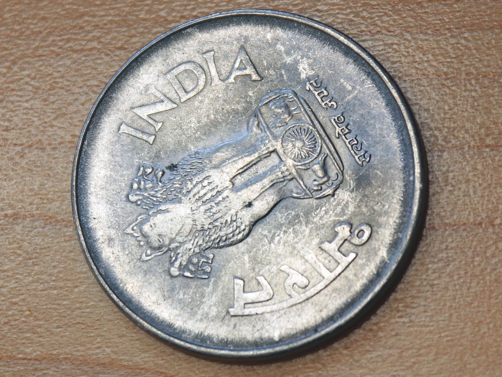2001 India 1 Rupee Calcutta Mint