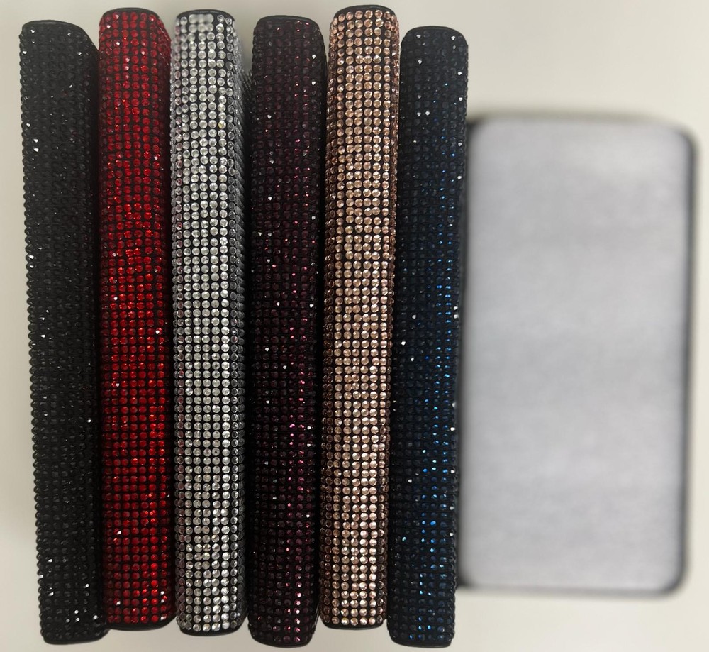 Bling, 2 Sides SWAROVSKI ELEMENTS CRYSTAL, Wallet Case for iPhone 14 Series