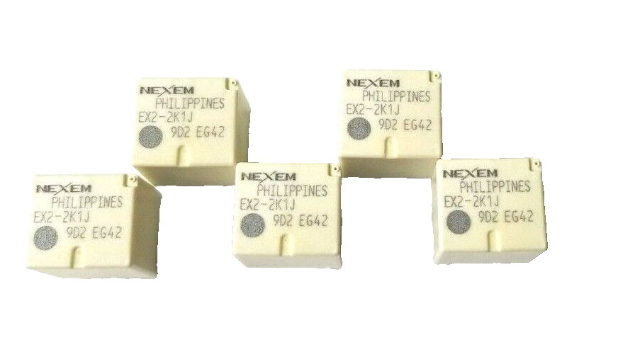 5 Pack Nexem EX2-2K1J  Automotive Relay EX2 Series
