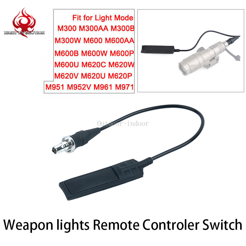 Tactical Flashlight Remote Control Switch Pressure Switch For M600 flashlight