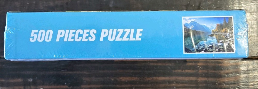 Mountain-Lake 500 Pc Jigsaw Puzzle