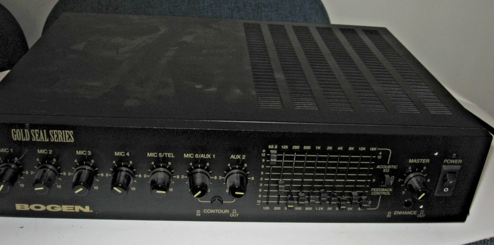 Bogen GS-250D Gold Seal 250W Equalizer Amplifier