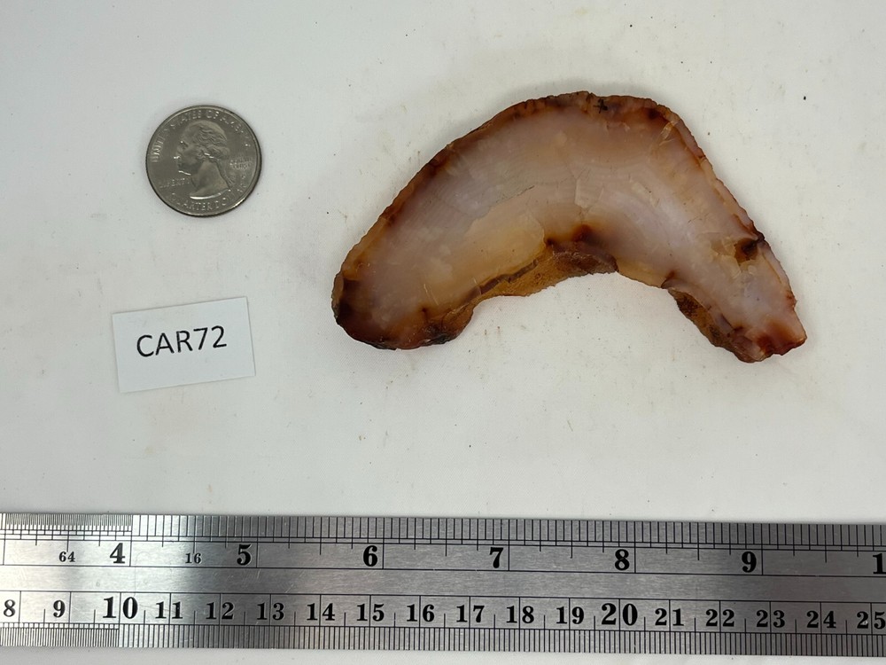 Translucent Carnelian Agate Slab Lapidary Cabbing Combo Ship Avail