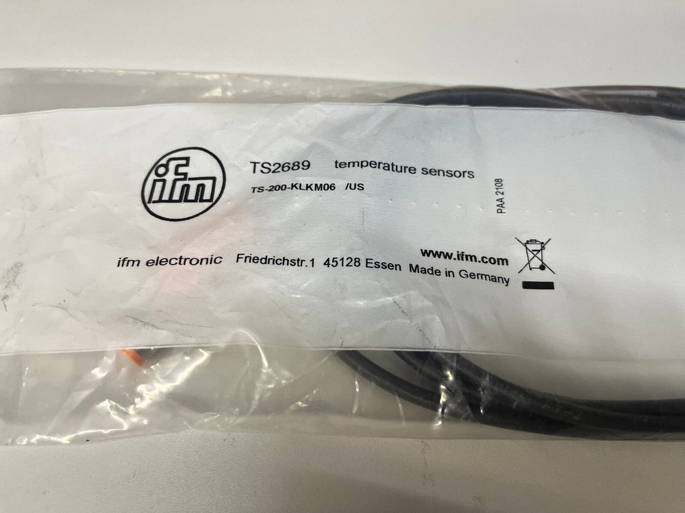 ifm TS2689 ——- temperature sensor sensor temperature TS-200-KLKM06 NEW