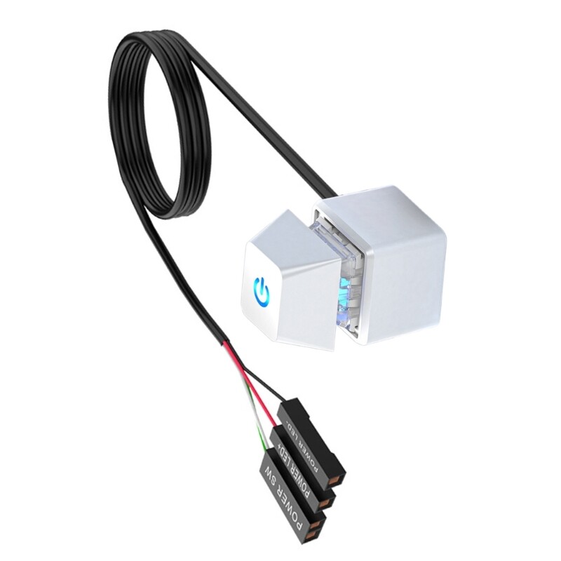 Desktop Power Button Desktop Computer Power Switching with Illuminated Computer