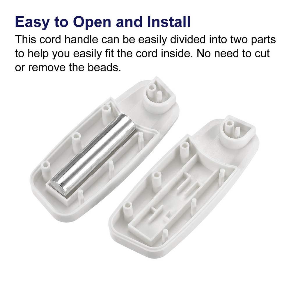 8Pack Blinds Chain Handle 80mm Roller Shade Cord Weights White