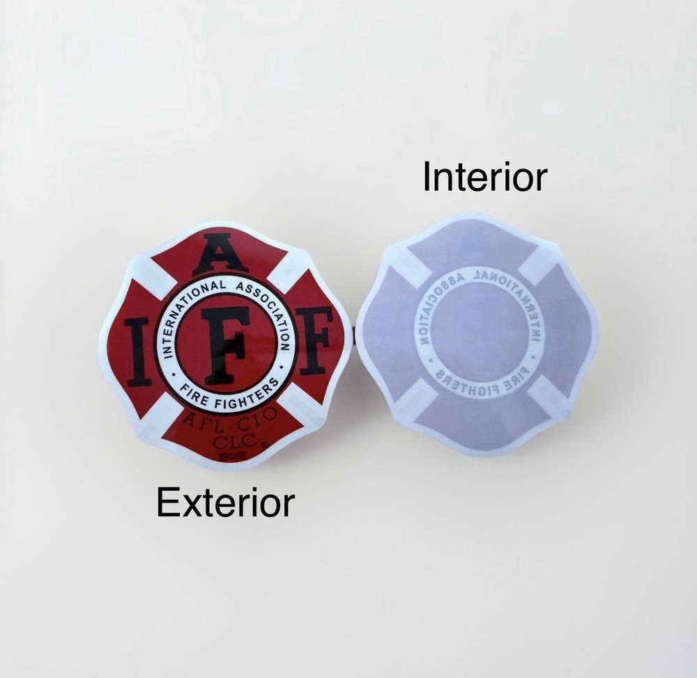 4in IAFF Sticker - 2 Pack - Interior + Exterior