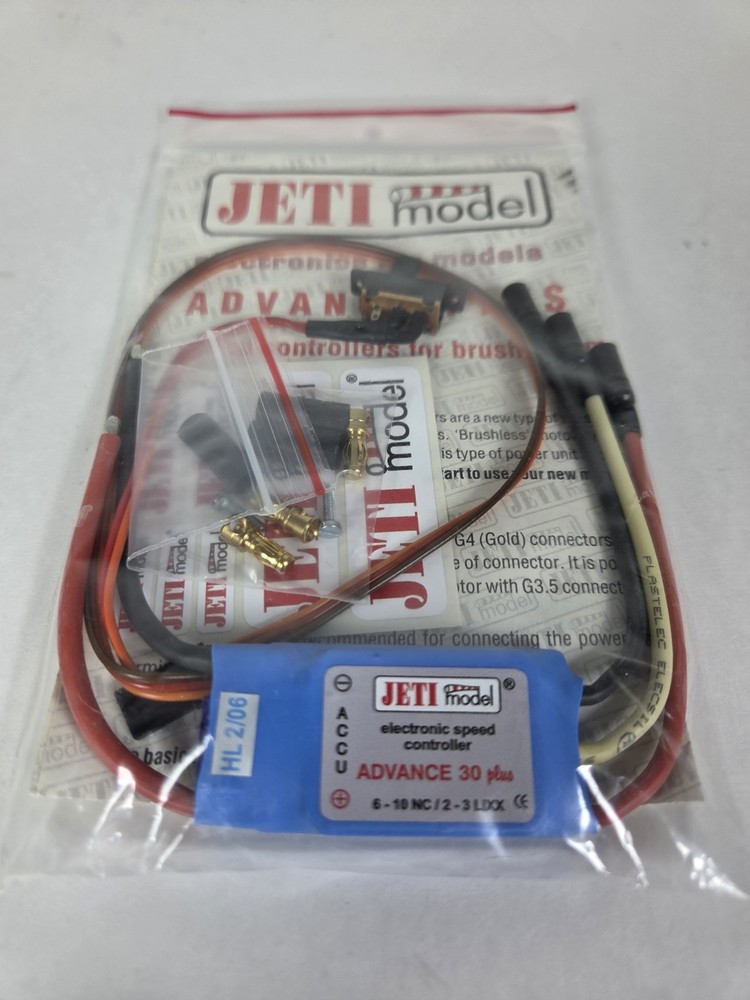 Jeti Model Advance 30 Plus Electronic Speed Controller ESC- NOS- NEW In Package