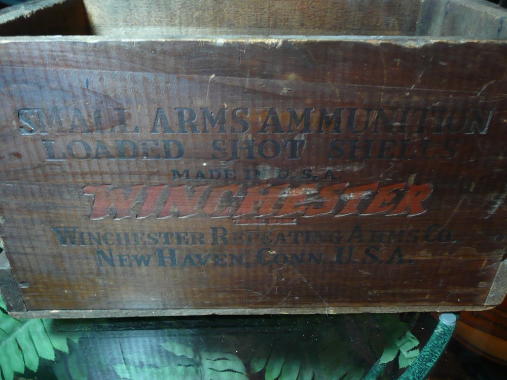 Vintage Winchester Ammunition Box, crate.