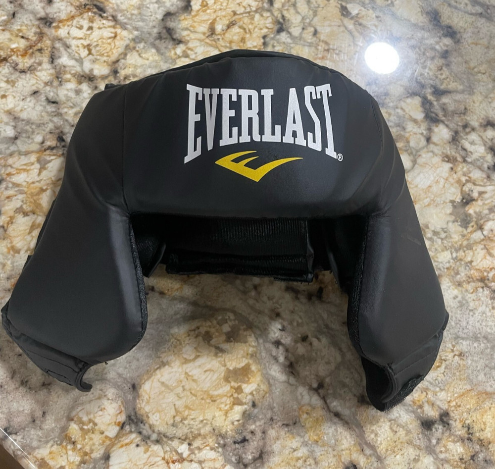 Everlast Boxing Sparring Training Protective Adjustable Headgear Everfresh Black