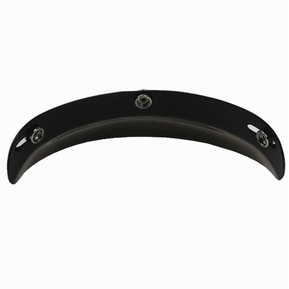 3 Peak Open Retro Motorcycle , Black