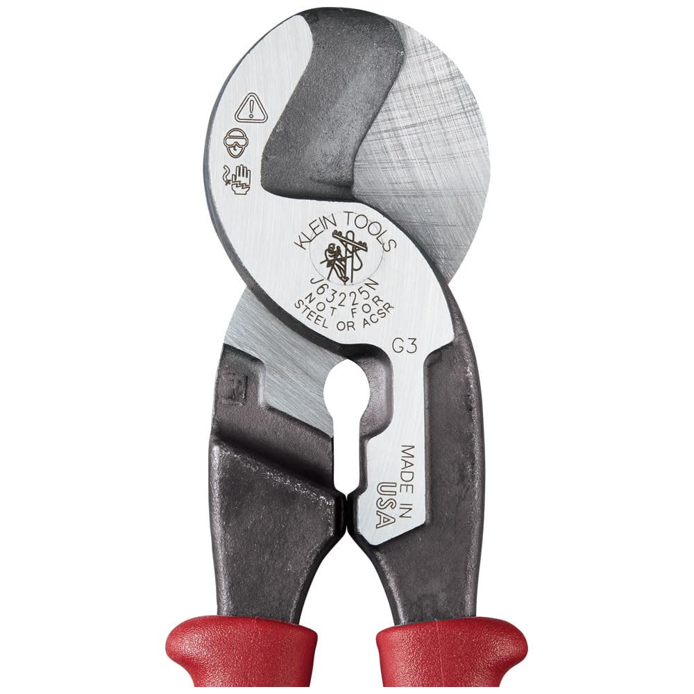 Klein Tools Journeyman High Leverage Cable Cutter for Aluminum Copper Cable
