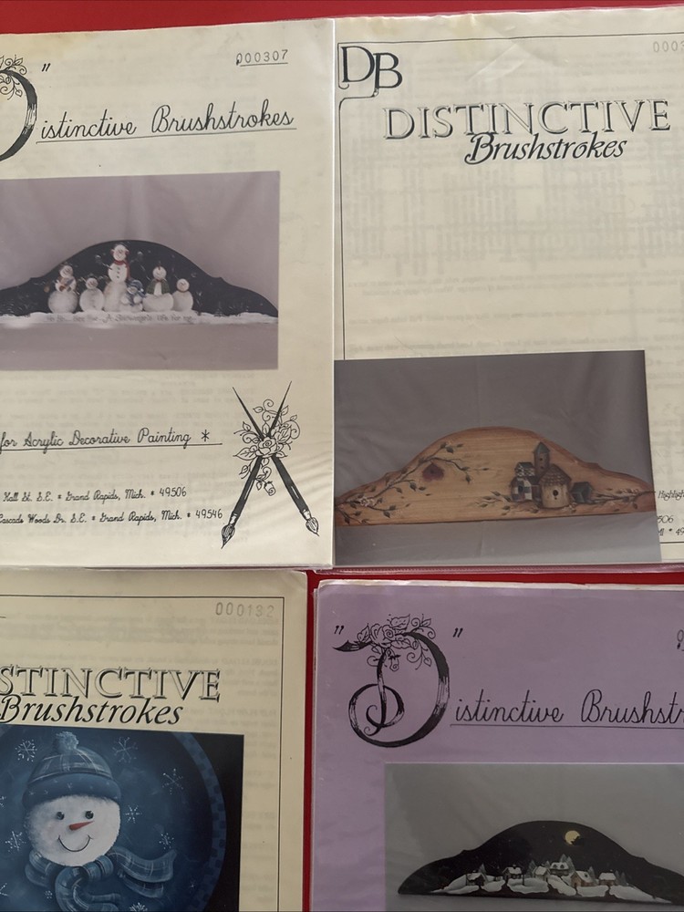 Tole Painting Pattern Packets By DeLane & Distinctive Brushstrokes