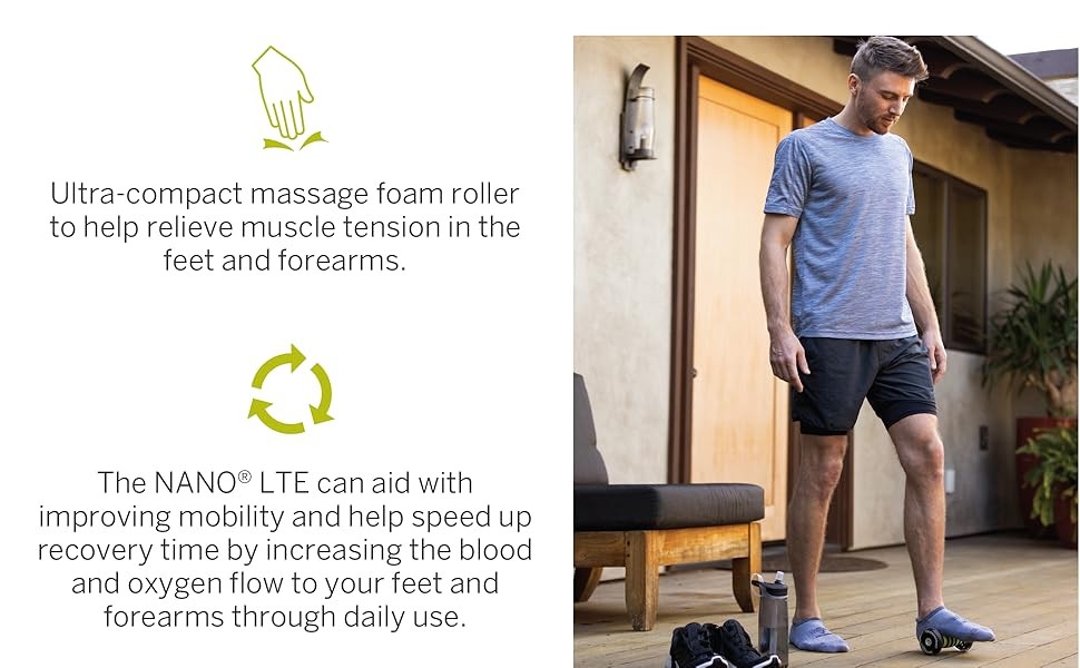 TRIGRPOINT Performance Nano LTE Foot Roller Massa Roller for Deep