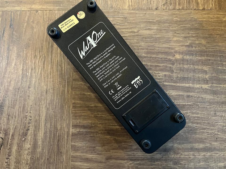 EBS WAH ONE Multi-Function Bass Wah Pedal Passive Active Filter Used