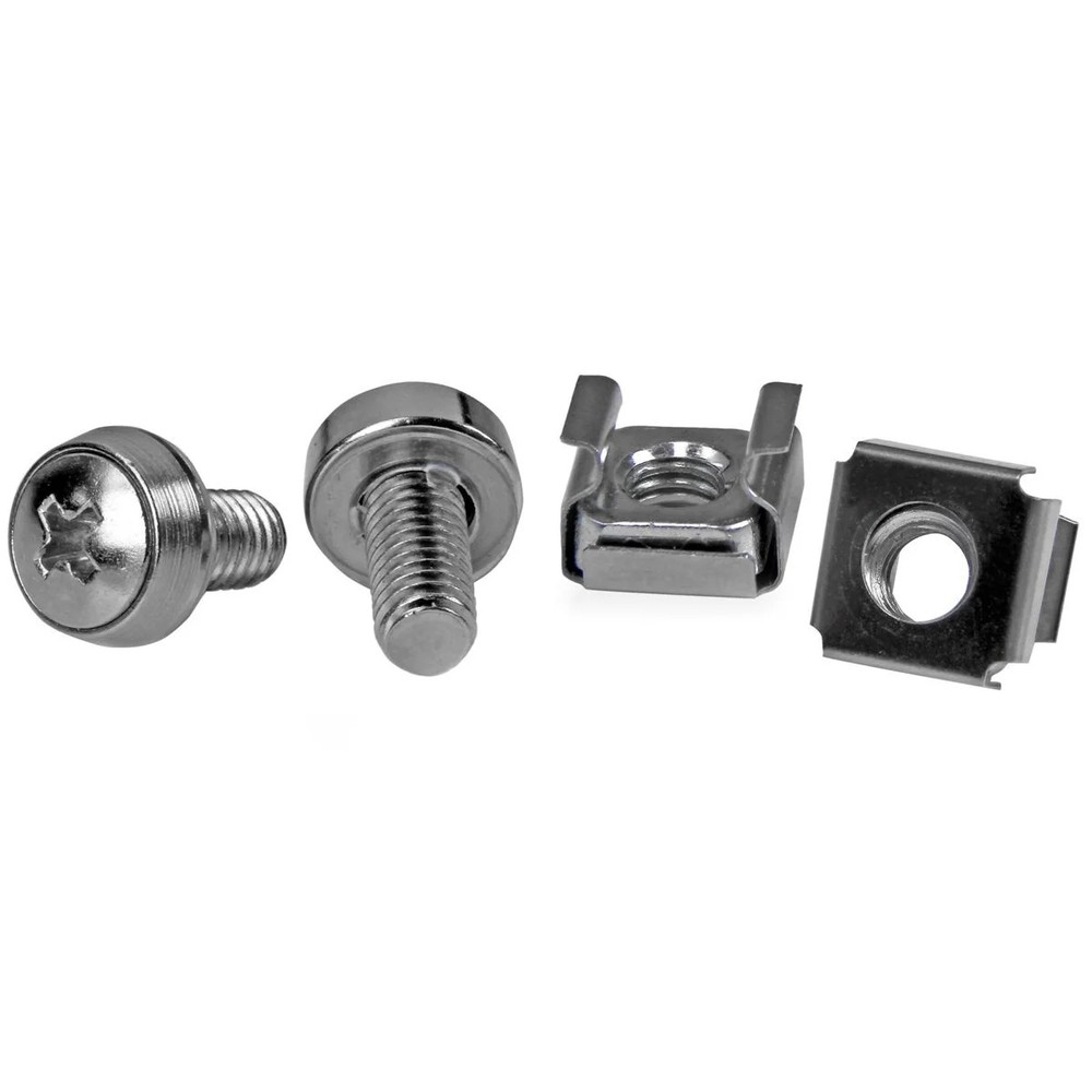 StarTech 50 Pkg M6 Mounting Screws and Cage Nuts - 50 / Pack