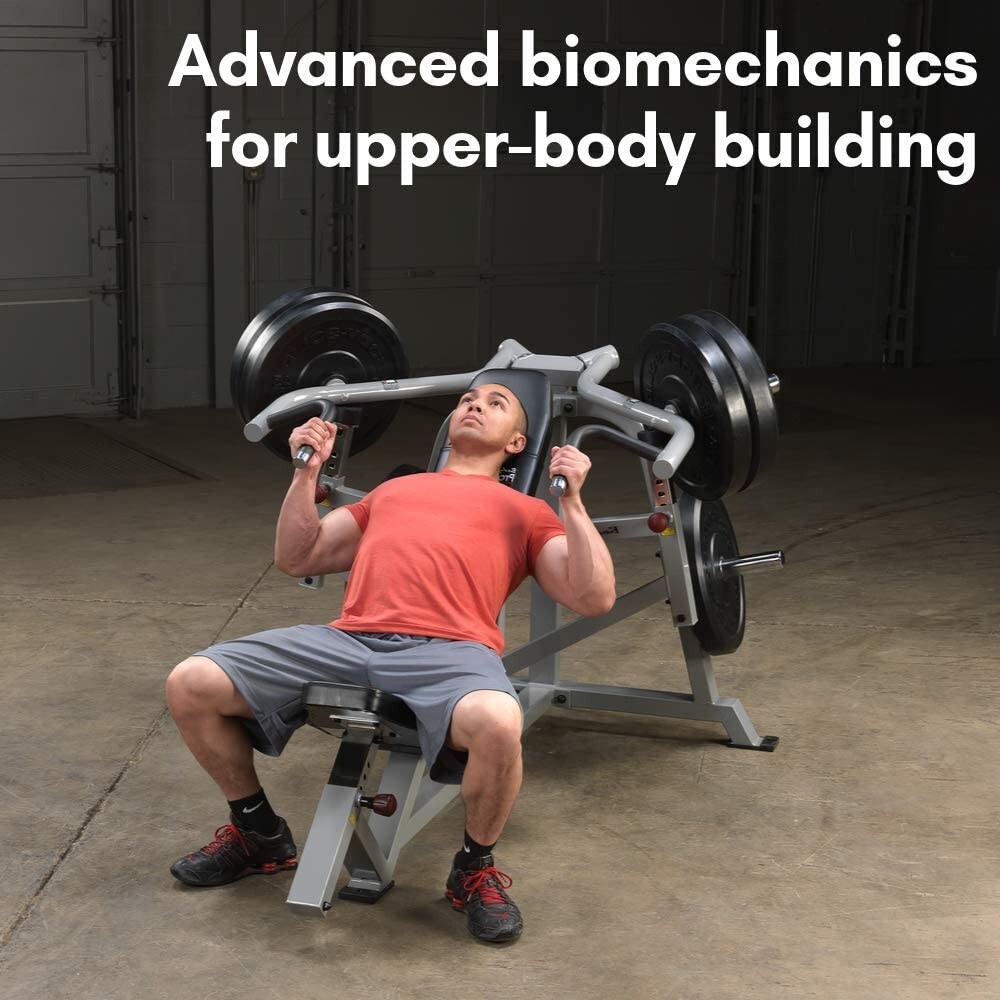 Body-Solid Leverage Incline Bench Press With Plate Holders - LVIP