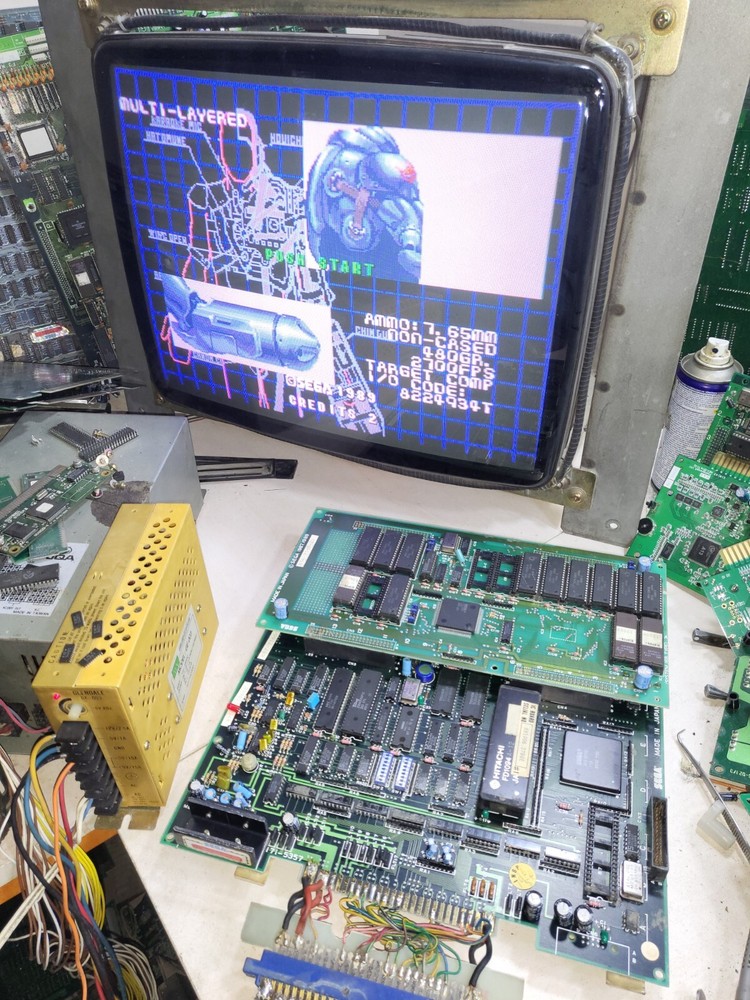 Original Sega E-Swat Arcade PCB Board Tested Working 100%