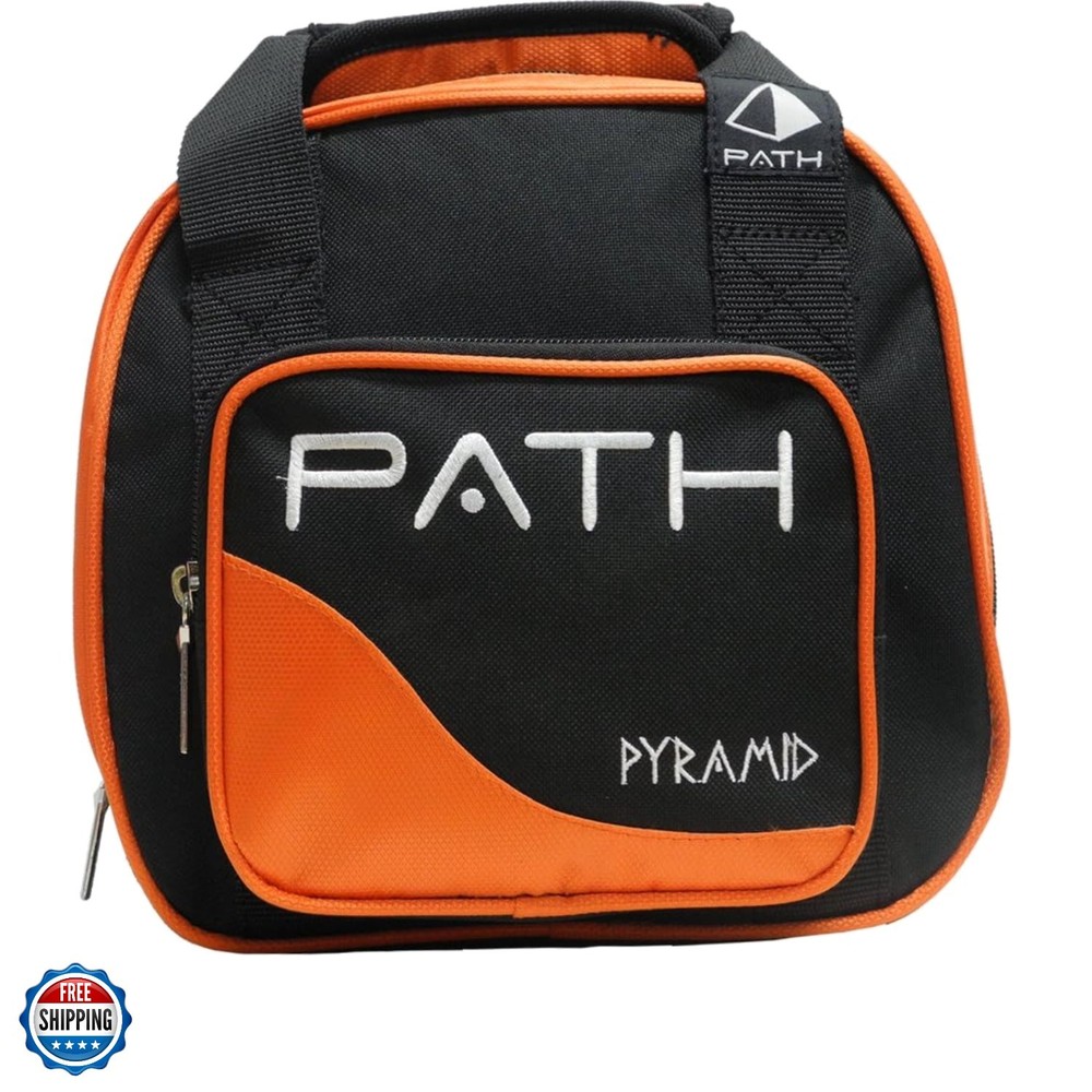 Path Plus One Spare Tote Bowling Bag with Front Accessory Pocket - Holds One ...