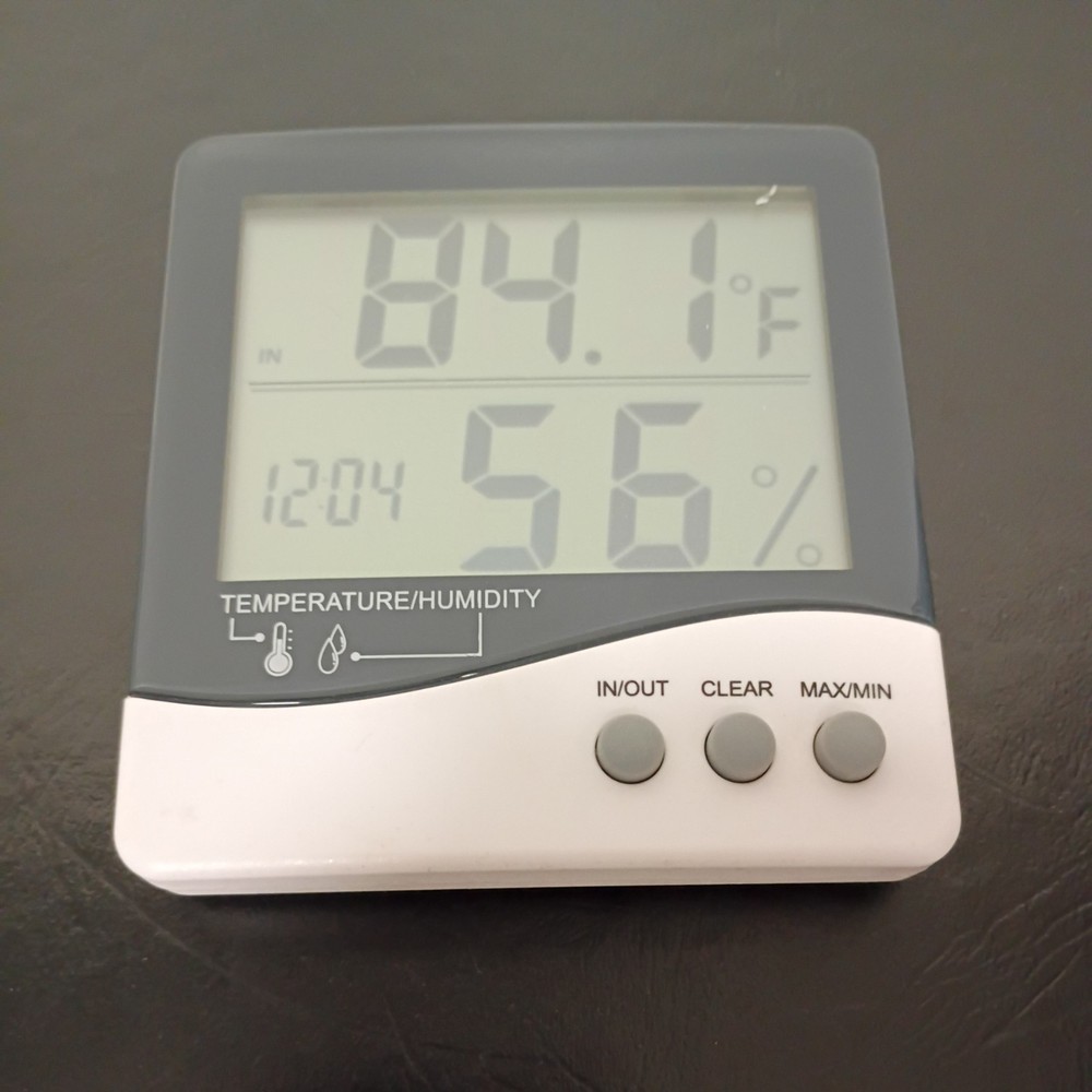 Grower's Edge Large Display Digital Thermometer & Hygrometer