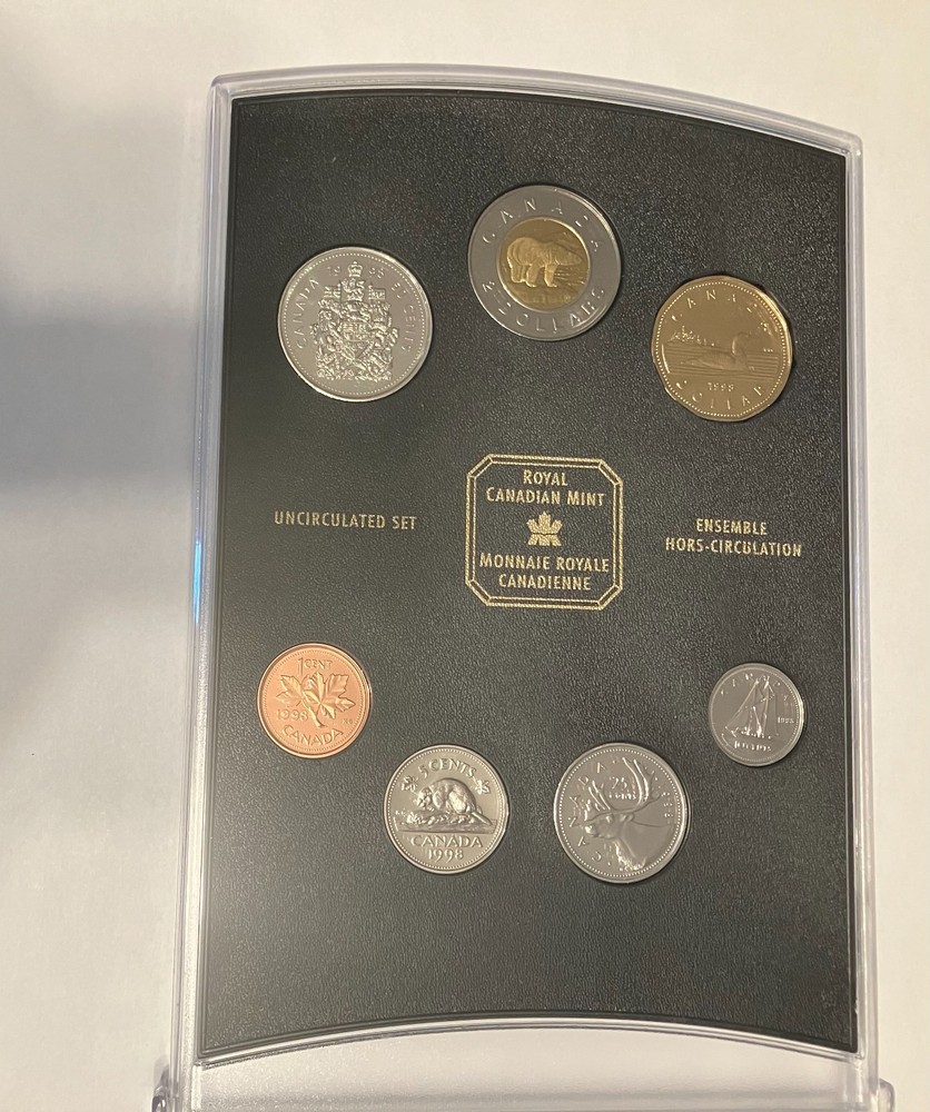 1998 Canada Uncirculated Mint 7 Coin Set- CIBC Smart Start