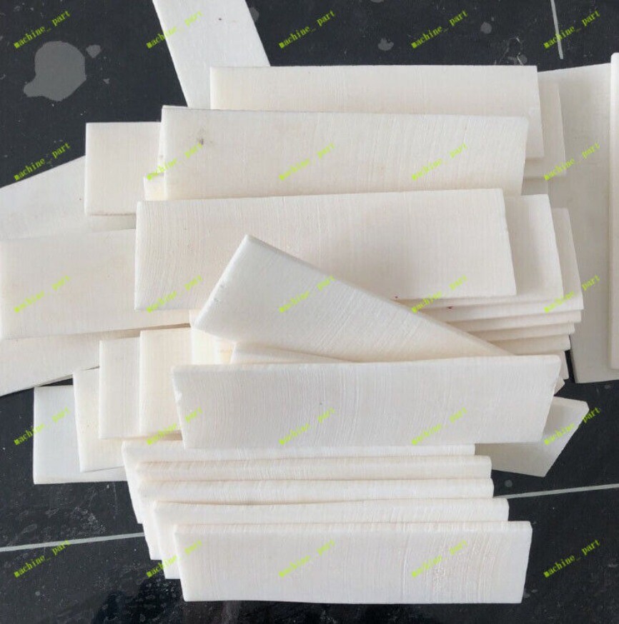 10 Pcs Buffalo Bone Flat Blank Slice Hanle Materials 100 * 30 * 5mm