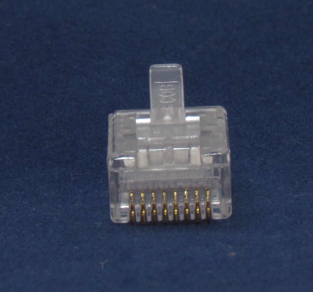 50 X pcs RJ45 Plug Cat5 Modular LAN Network Connector Internet Ethernet Cable 5E