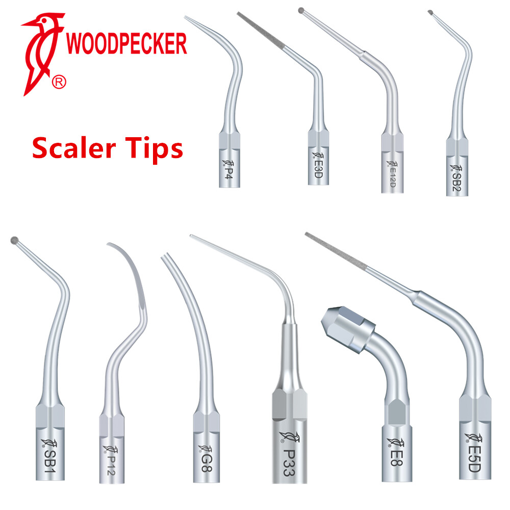 Woodpecker Dental Ultrasonic Piezo Scaler Endo Perio Tips Fit EMS Handpiece