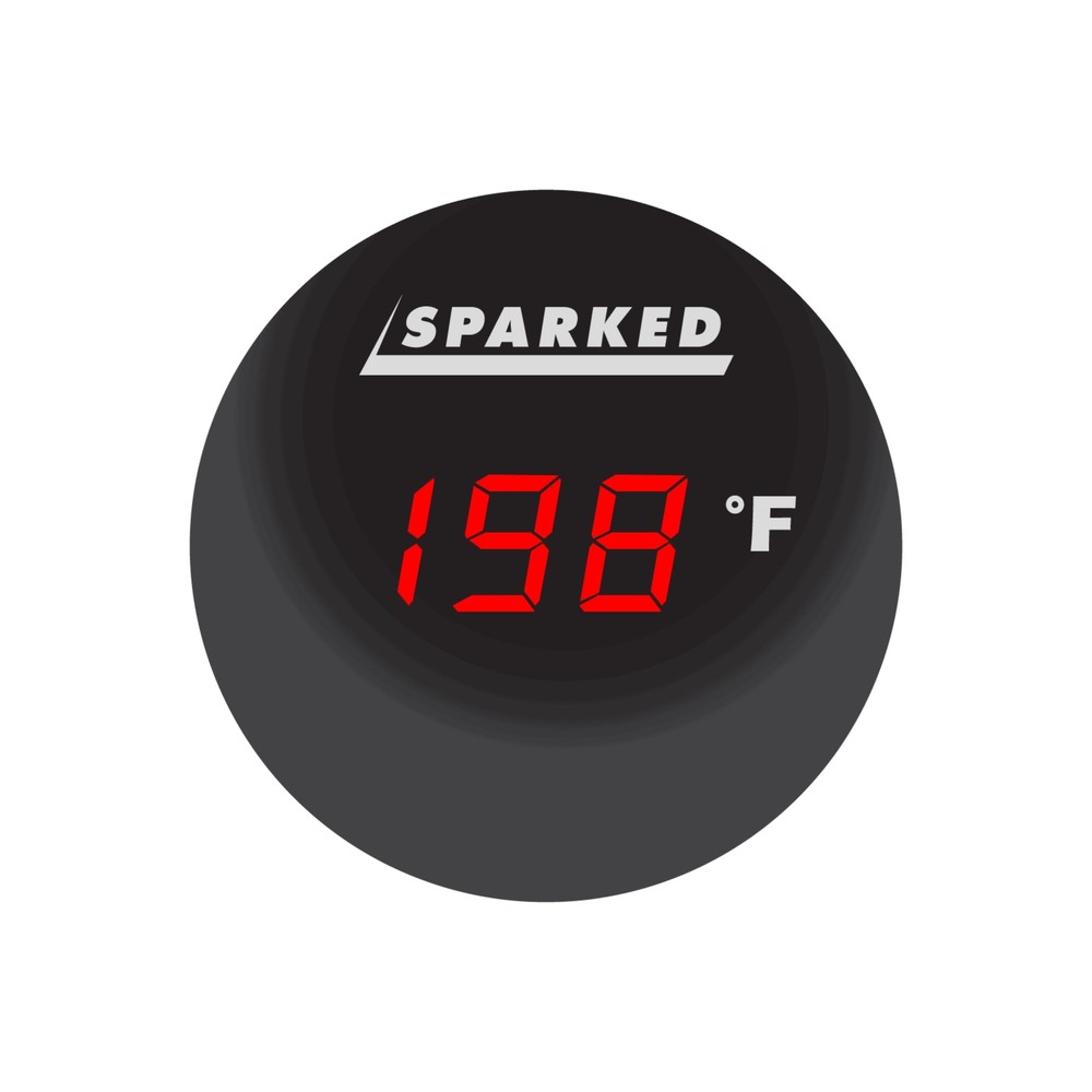Sparked Innovations Thermometer 12V Ambient Temperature Sensor -34F  200F