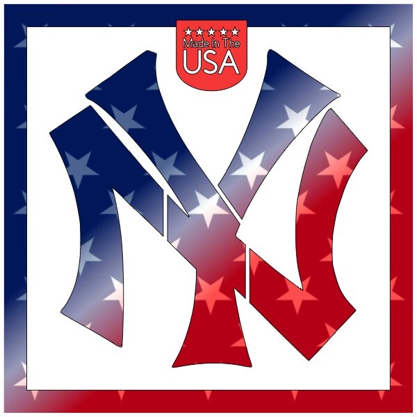 4"x4" Clear Plastic Stencil - New York Yankees (MCA69)*****