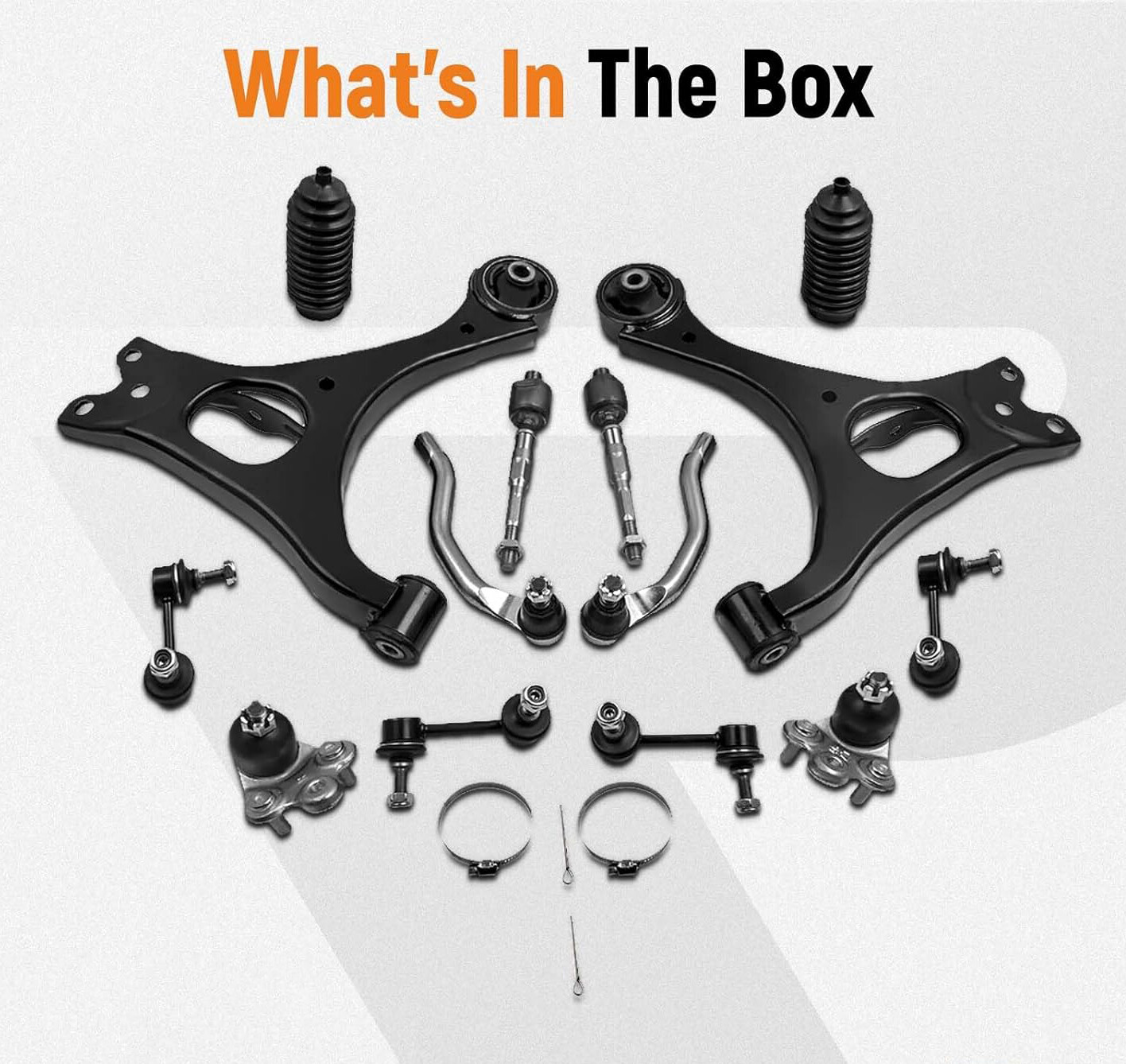 14Pcs Suspension Kit Front Lower Control Arms for Honda Civic 2006-2011 K620383