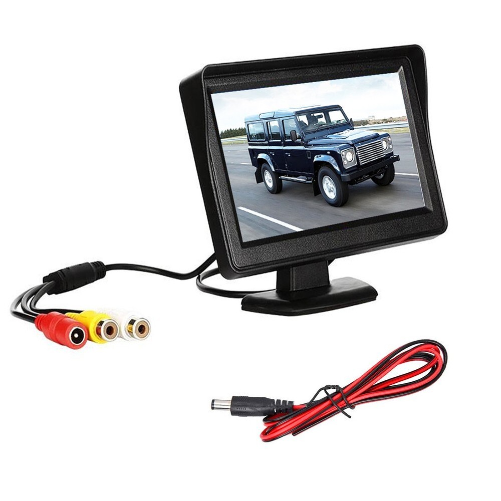 4.3 Inch TFT LCD Car Reversing Screen For Rear View Kit Reverse Parking Camera