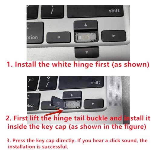 Replacement UP (Down) Arrow Keycap Key Scissor Clip Hinge Compatible with Mac...