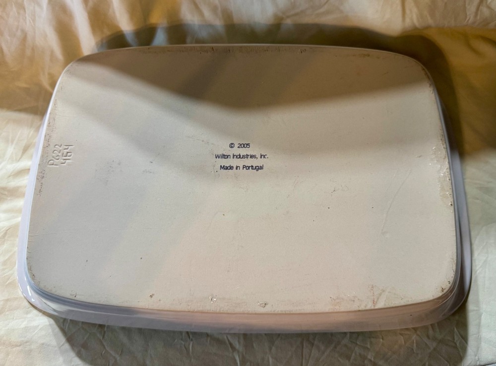 Wilton White Cake Pan Casserole Pan Baking Dish With Handles Rectangle 2005