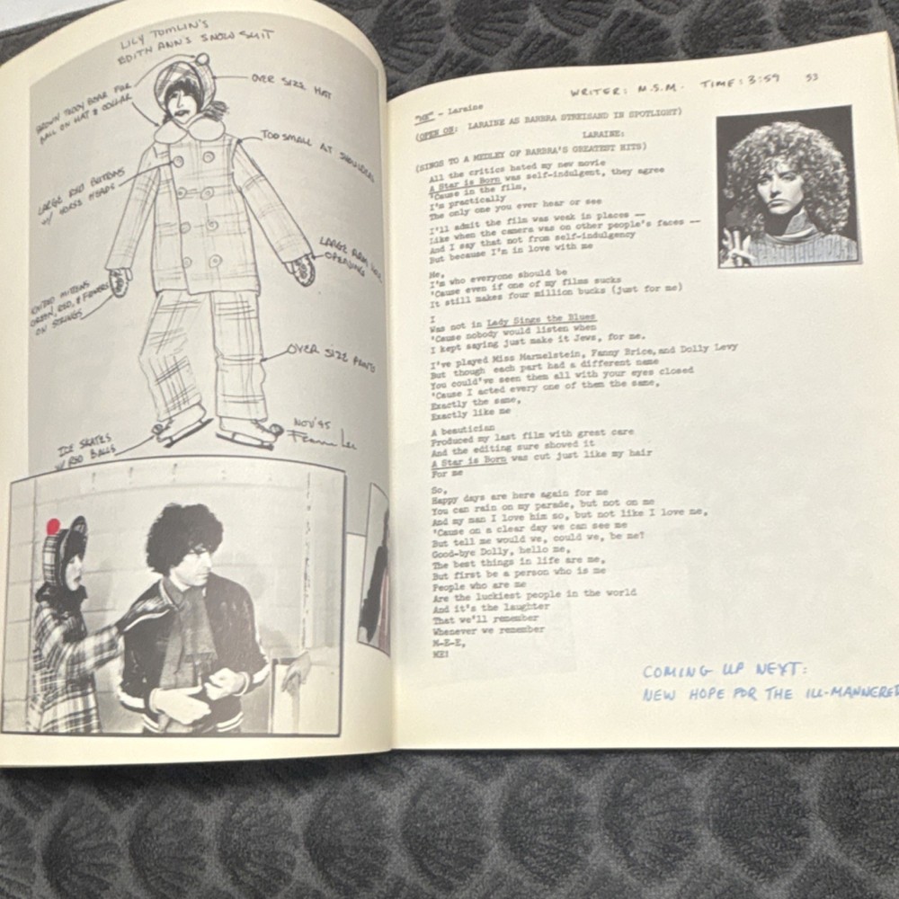 Saturday Night Live Original Bound Script Book – Host Francisco Franco
