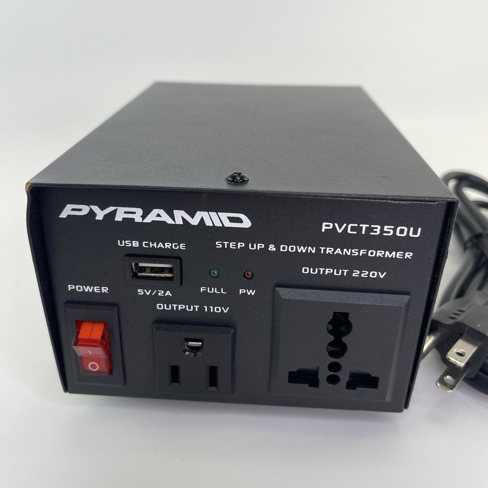Pyramid PVCT350U Step Up/Down Voltage Converter Transformer (Open Box READ)
