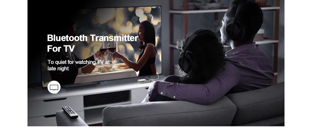 SoundSync Pro Bluetooth Transmitter & Receiver for Airplane 2 BT Devices