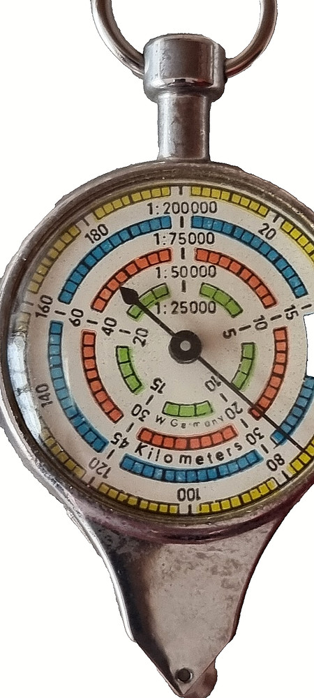Vintage Pocket Map Measure Opisometer