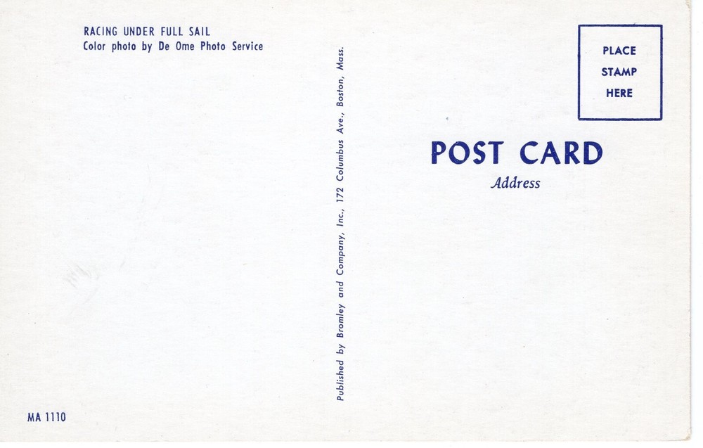 RACING UNDER FULL SAIL - PC5125