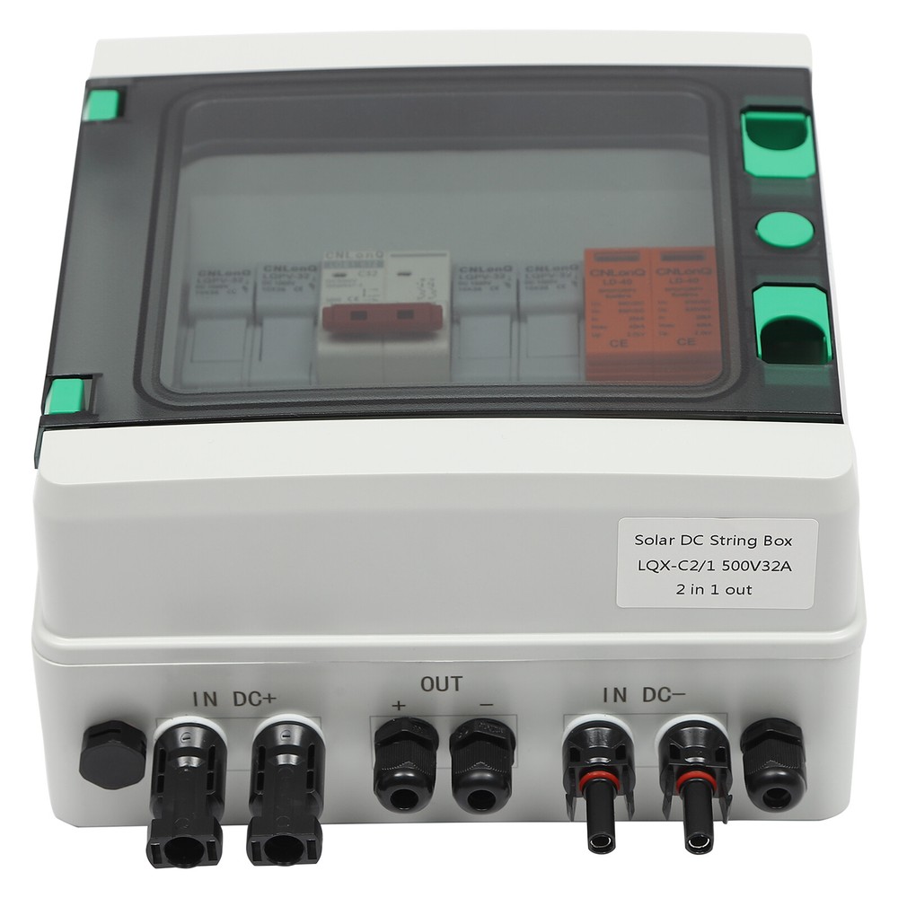Solar DC String Box Solar Combiner Junction Box Circuit Breaker for Solar Panel