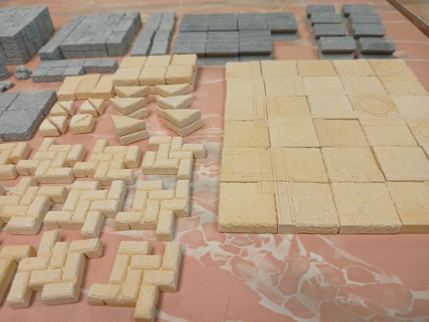 Dungeons & Dragons RPG tabletop miniature terrain lot, used