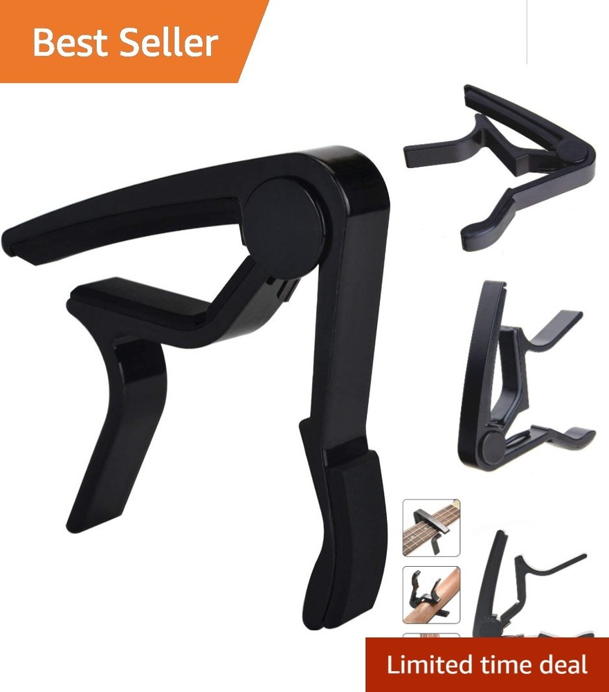 Modern 6-String Guitar Capo - Fast Key Changes for Acoustic & Electric Guitars