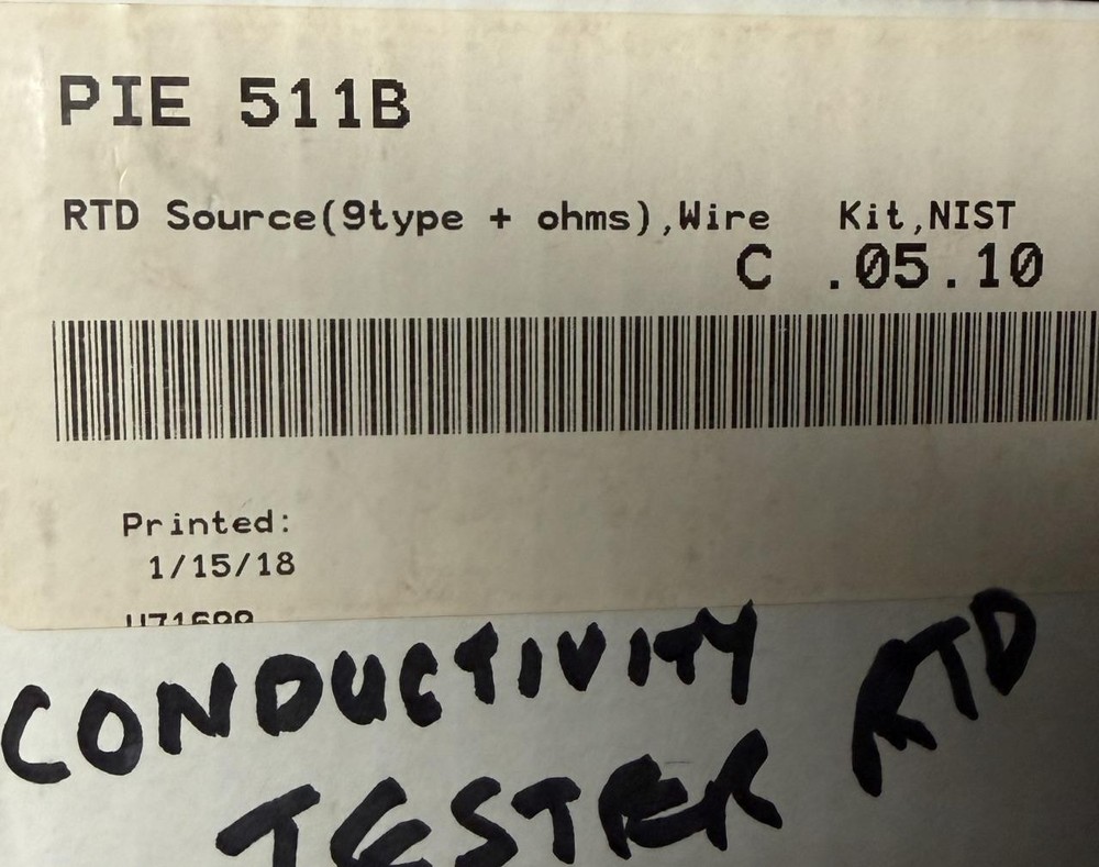 Practical Instrument Electronics PIE 511B RTD Simulator 9‑Type+Ohms Wire