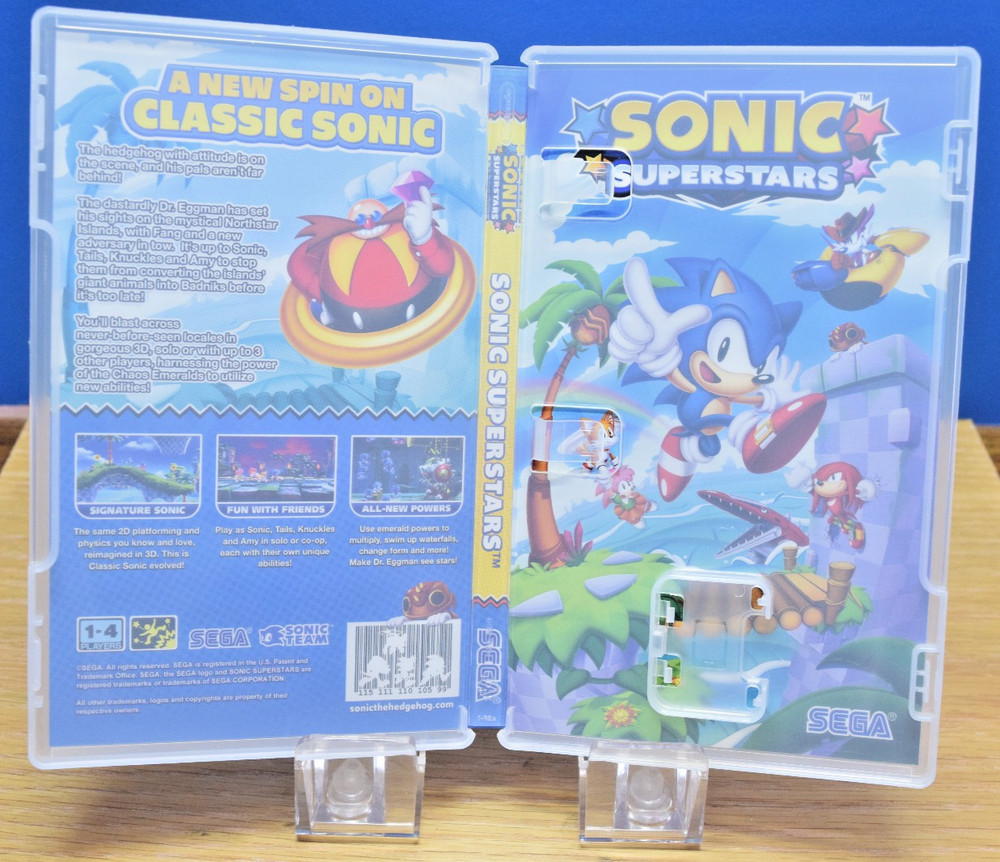 Sonic Superstars Replacement Game Case
