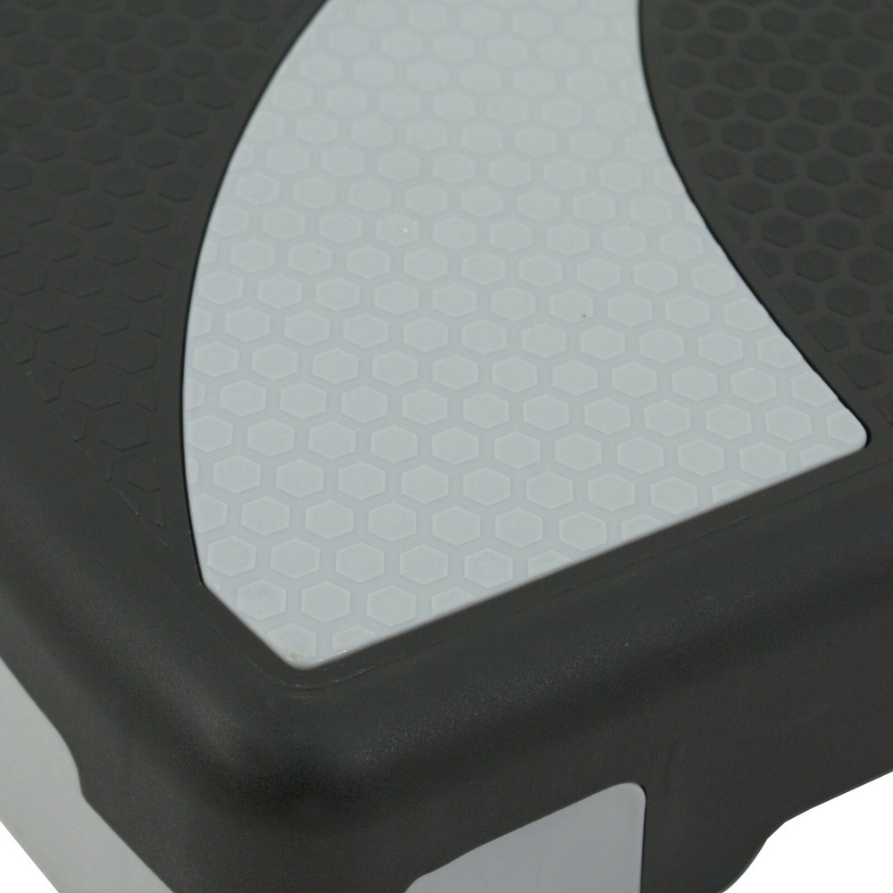Aerobic Step Platform w/Adjustable 3-Level Risers 31" Non-Slip Exercise Stepper