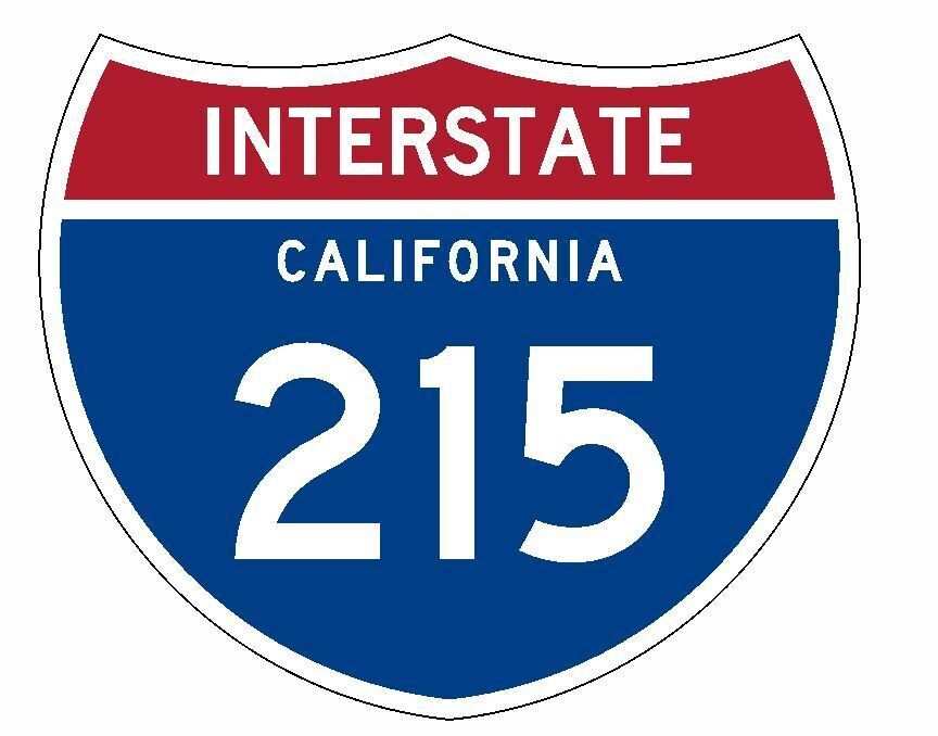 Interstate 215 Sticker Decal
