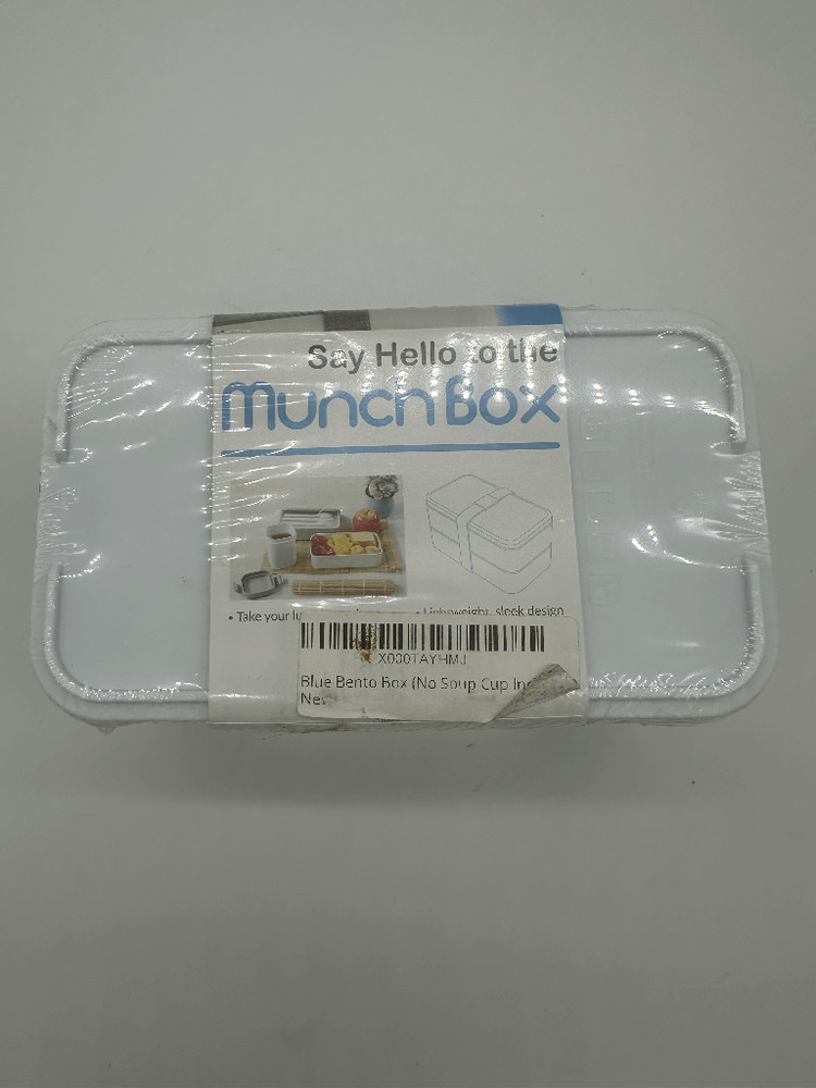 Stackable Lunch Box W/ Utensils Munch Box Portable 8 x 4 NWT